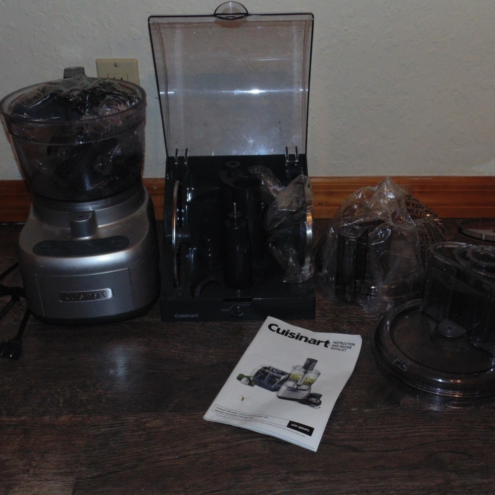 Cuisinart Food Processor 13 Cup Silver Good CFP-26SVPC Spiralizer Storage Case - Picture 9 of 9